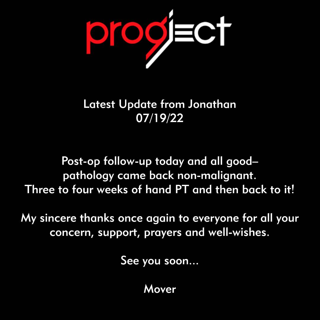 Latest Update From Jonathan Mover